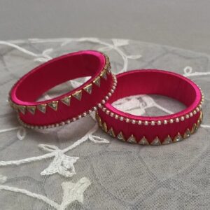 Shubh Gulabi Aari Bangles